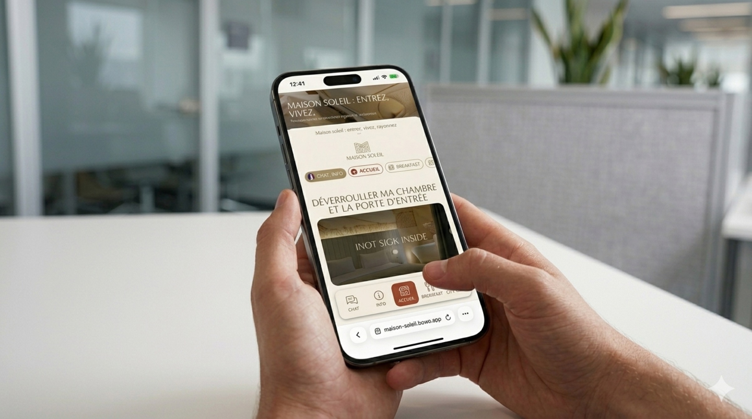 Conciergerie digitale — Maison Soleil
